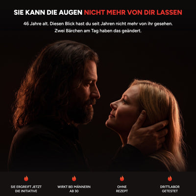 Sie kann die Augen nicht mehr von dir lassen