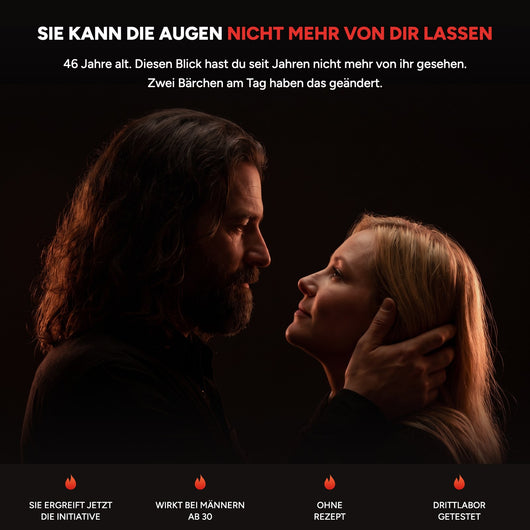 Sie kann die Augen nicht mehr von dir lassen