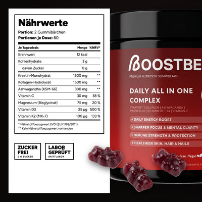 BoostBears Nährwerte